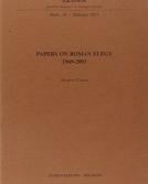 Papers on Roman Elegy 1969-2003 by Francis Cairns