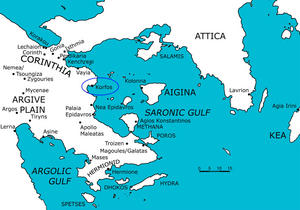 Saronic Gulf Map